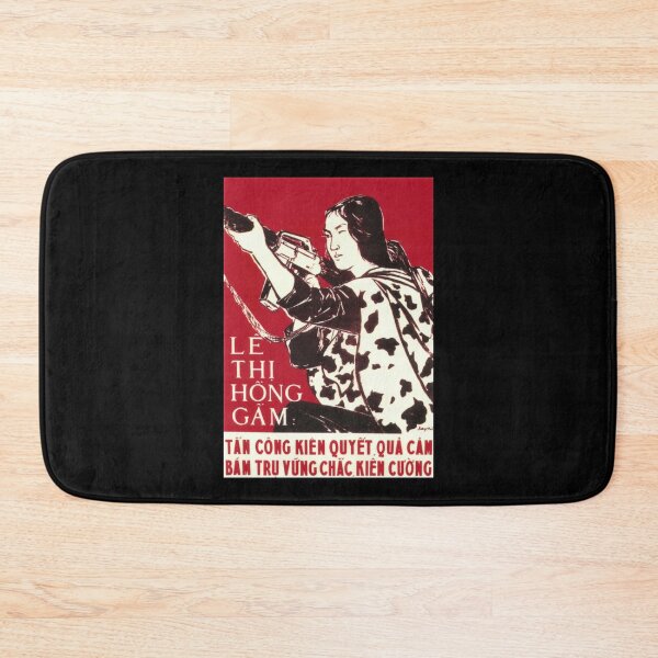 Item preview, Le Thi Hong Gam_ Attack and Kill Enemy Directly Vintage Vietnam War Propaganda   designed and sold by IndieFoxandMoo.