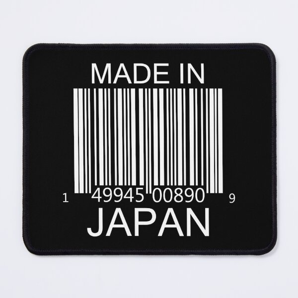 Item preview, Made in Japan Barcode in white designed and sold by Mariv19.