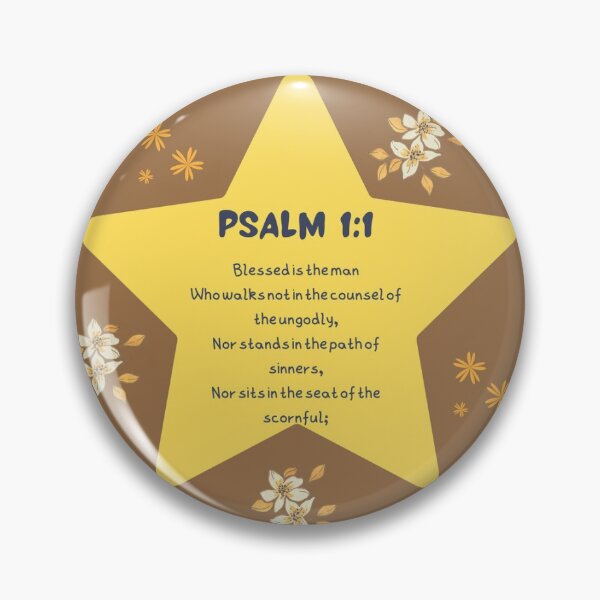Item preview, Bible Scripture Psalm 1:1 Sticker designed and sold by mindmaster007.
