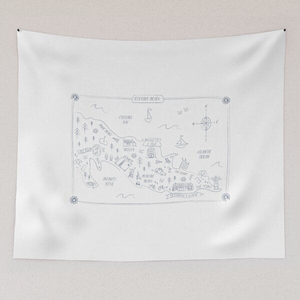 Item preview, The Summer I Turned Pretty - Map designed and sold by untriedcandidat.
