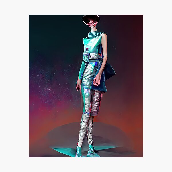 Futuristic Space Age Fashion Concept Poster for Sale by AVisionInPink