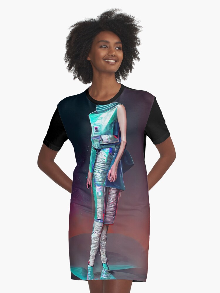 Futuristic Space Age Fashion Concept Metal Print for Sale by AVisionInPink