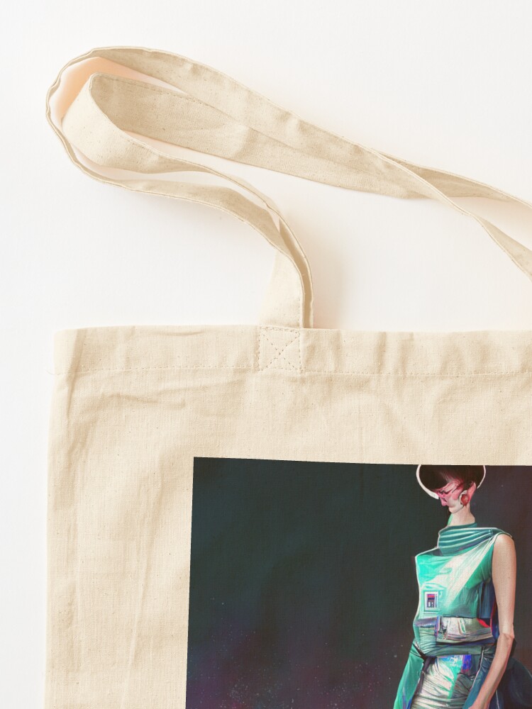 Alternate view of Futuristic Space Age Fashion Concept Tote Bag