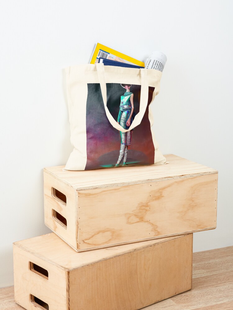 Alternate view of Futuristic Space Age Fashion Concept Tote Bag