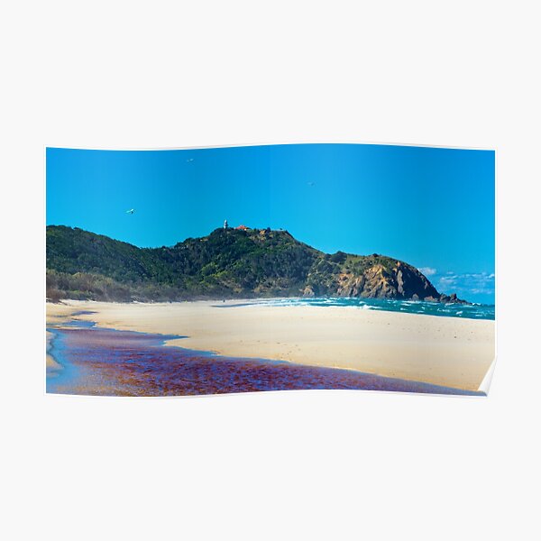 Hang Gliders Over Cape Byron Poster
