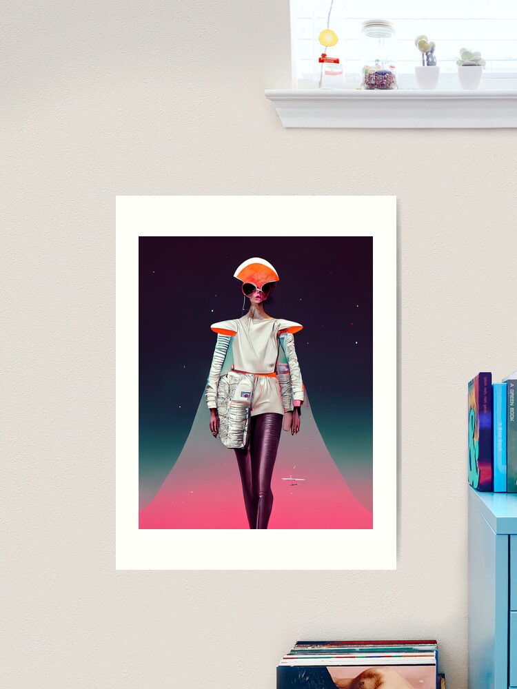 Futuristic Space Age Fashion Concept Poster for Sale by