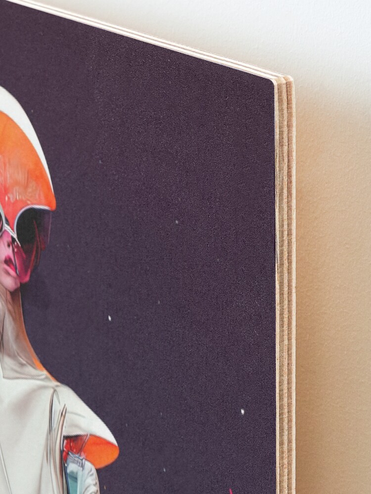 Alternate view of Futuristic Space Age Fashion Concept Mounted Print