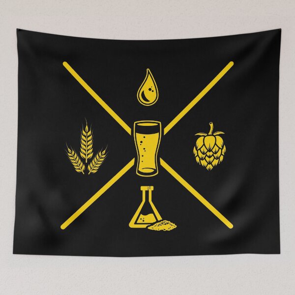 Item preview, Beer Ingredients (yellow) designed and sold by DKdesigns27.