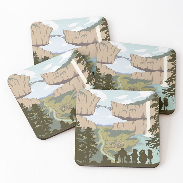 Item preview, Gravity Falls National Park Poster designed and sold by antoinehamm.