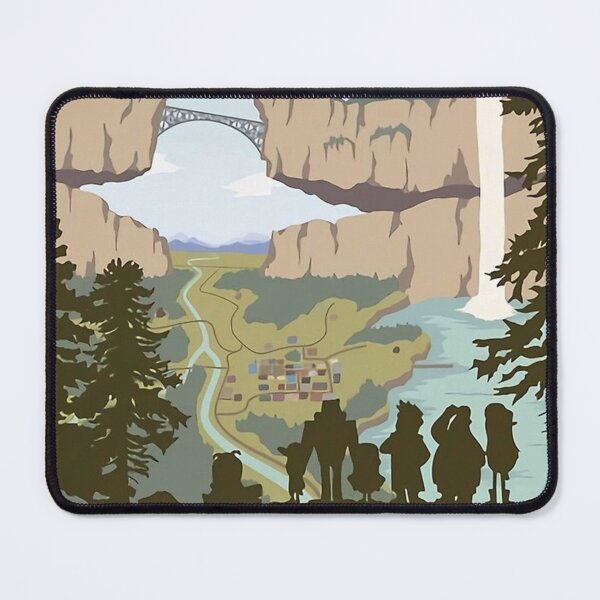 Item preview, Gravity Falls National Park Poster designed and sold by antoinehamm.