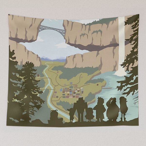 Item preview, Gravity Falls National Park Poster designed and sold by antoinehamm.