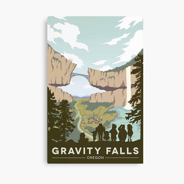 Item preview, Gravity Falls National Park Poster designed and sold by antoinehamm.