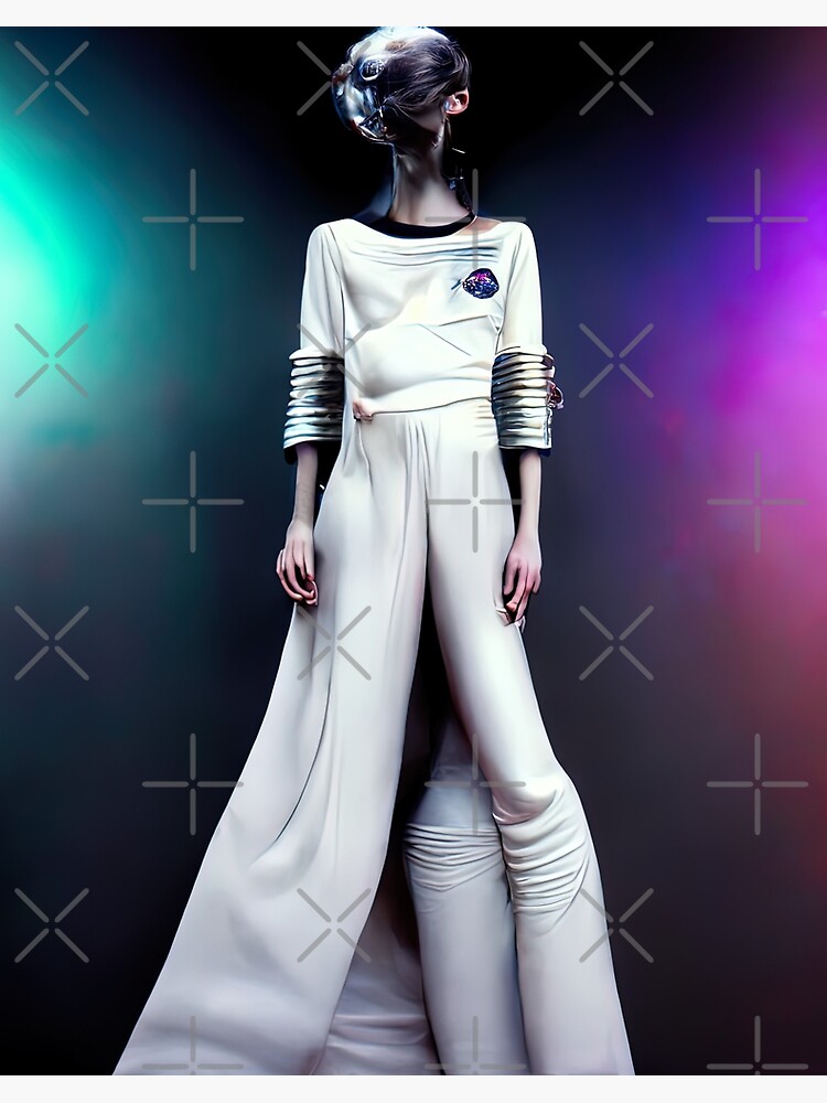 Futuristic Space Age Fashion Concept Art Print for Sale by AVisionInPink