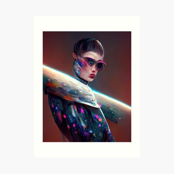 Futuristic Space Age Fashion Concept Poster for Sale by AVisionInPink