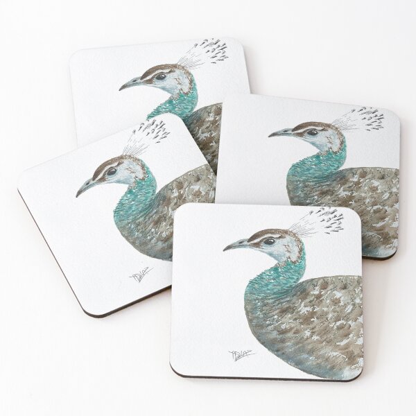 Item preview, Peahen  designed and sold by WaterStrokesArt.