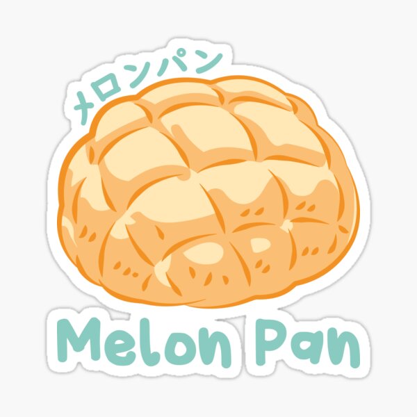 "Melon pan" Sticker for Sale by Grimarium Redbubble