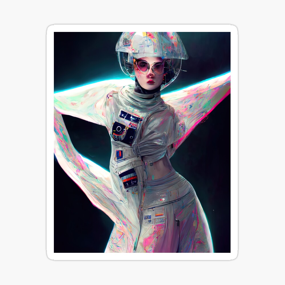 Futuristic Space Age Fashion Concept | Art Print