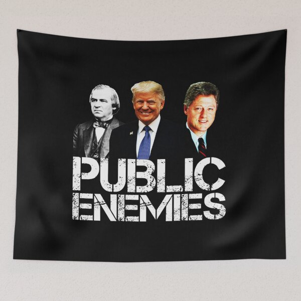 Item preview, Public enemies Trump   designed and sold by IndieFoxandMoo.