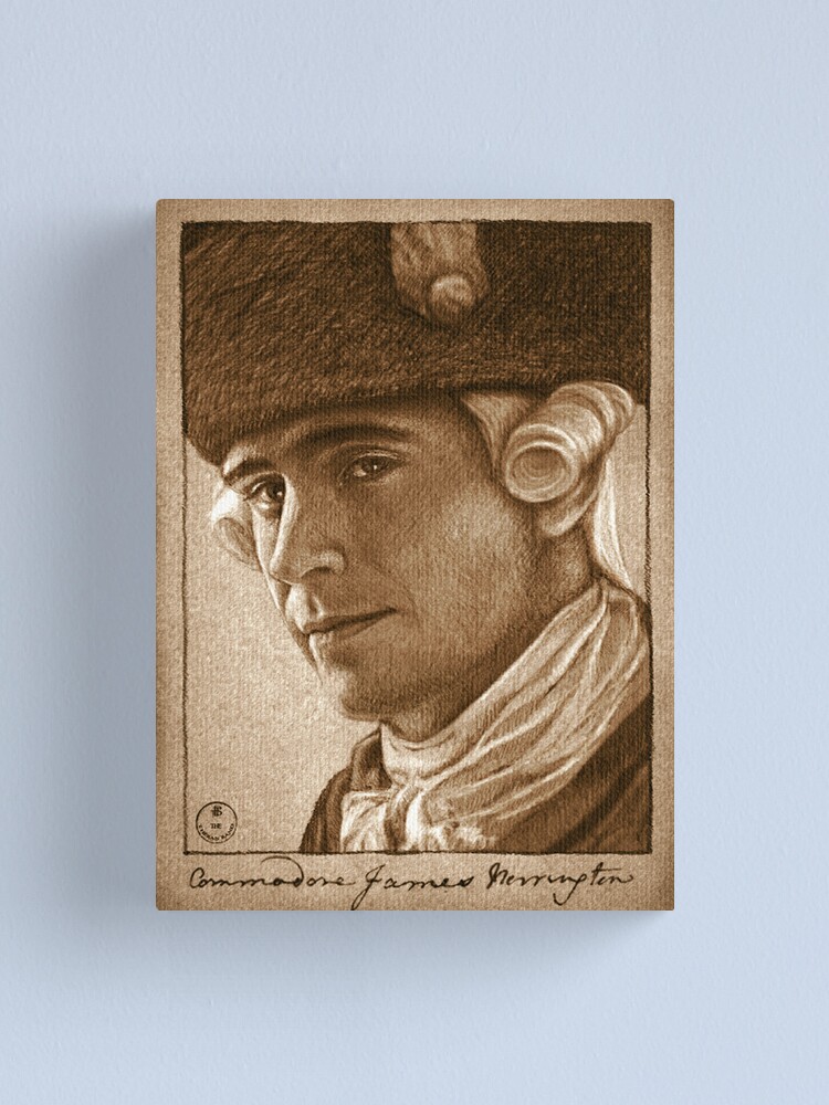 "Jack Davenport as Commodore Norrington" Canvas Print for Sale by