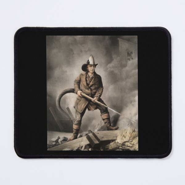 Item preview, The American Fireman - Facing the Enemy - 1858 designed and sold by IndieFoxandMoo.