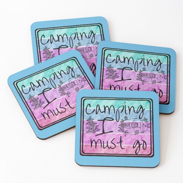 Item preview, Camping I Must Go Retro Colors designed and sold by CampK80.