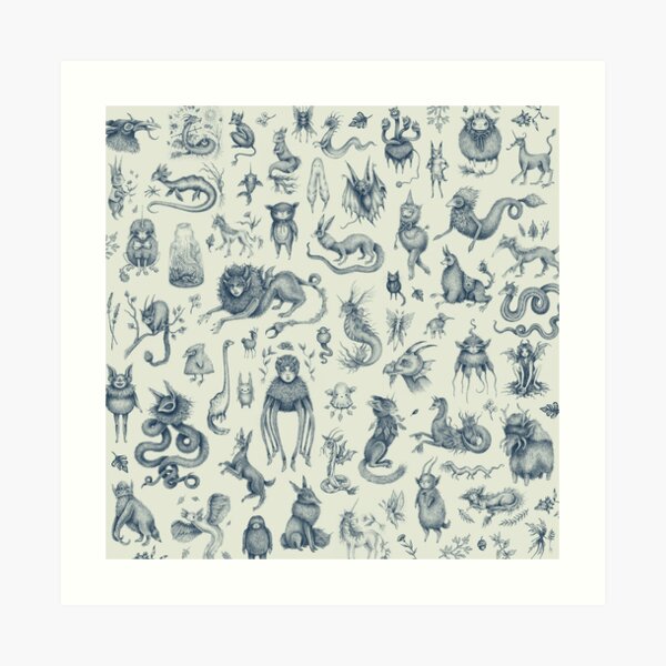 Beings and Creatures Art Print