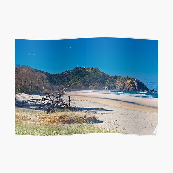 Hang Gliders Over Cape Byron Poster