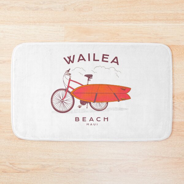 Item preview, Wailea Beach Maui Hawaii Vintage Surfer designed and sold by earth-sky-and-i.
