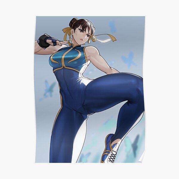 Chun Li Poster For Sale By Zelinslen Redbubble