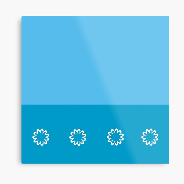 Item preview, Aqua monochrome floral  designed and sold by UniqueDesignHub.