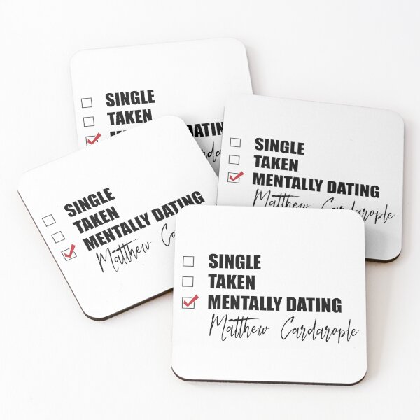Item preview, Mentally Dating Matthew Cardarople designed and sold by Bend-The-Trendd.