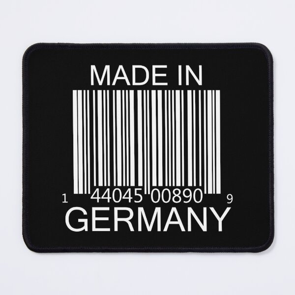 Item preview, Made in Germany Barcode in white designed and sold by Mariv19.