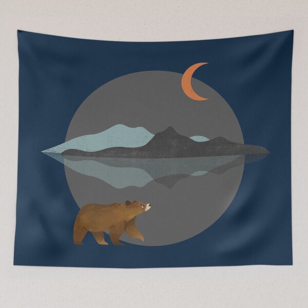 Item preview, Adventure time with a curious bear. designed and sold by CreativeStrand.
