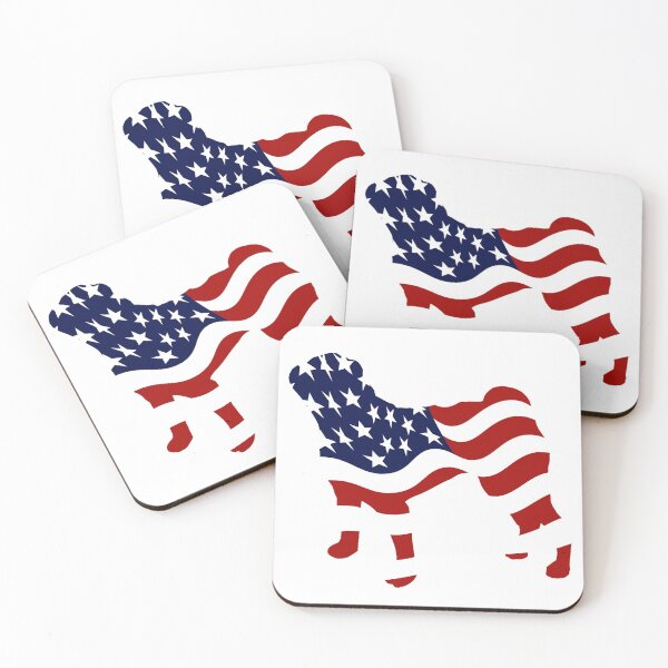 Item preview, American Flag Pug Dog designed and sold by Futurebeachbum.