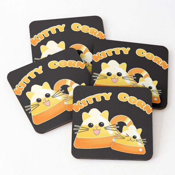 Item preview, Kitty Corn, Kawaii Candy Corn Cats, cute holiday design designed and sold by Alondra.