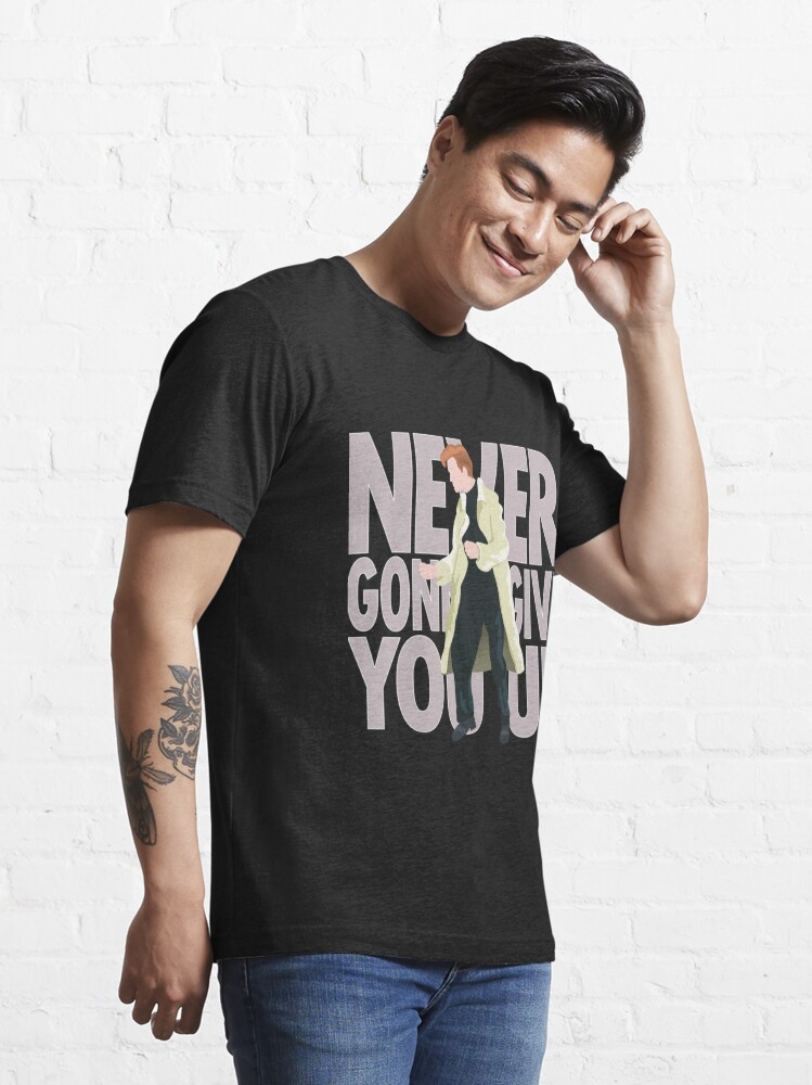 Never Gonna Give You Up Rickroll - Rick Astley Essential T-Shirt by  Samstown4077