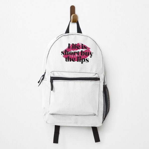 Item preview, Life is short buy the red lips designed and sold by marianna cotaru.