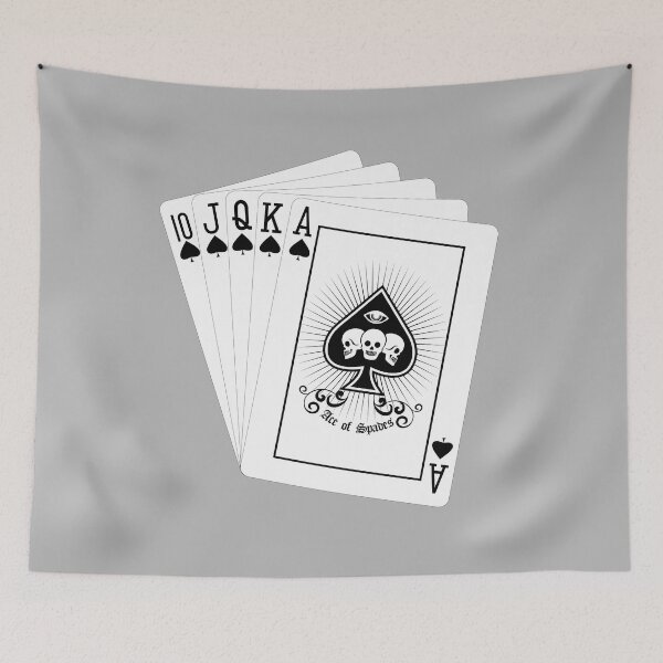 Item preview, ace of spades with skull designed and sold by amid999.
