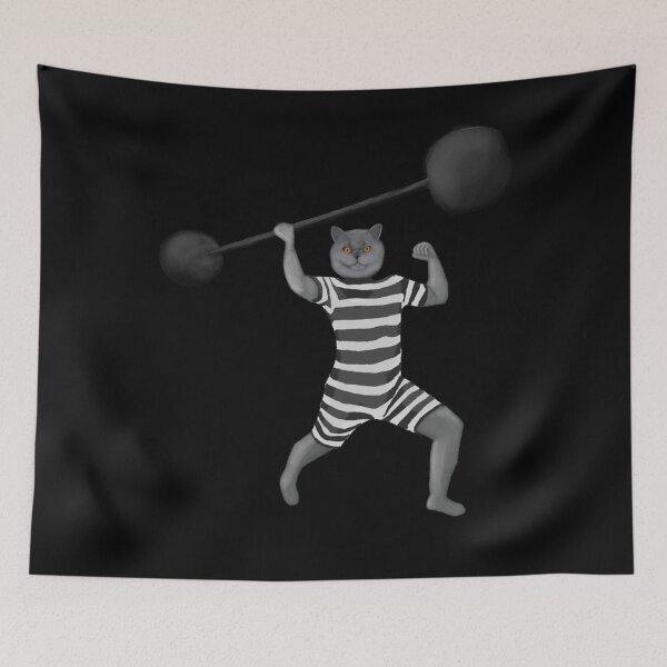 Item preview, British Shorthair Cat Strongman Classic  designed and sold by helmuscangasu.