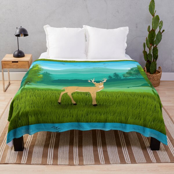 Item preview, A deer by the mountains designed and sold by Eve :).