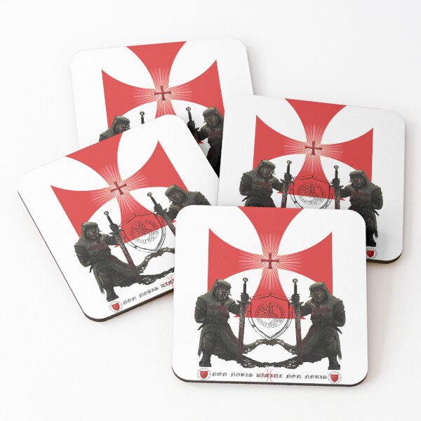 Item preview, Templars in front of the cross of paws designed and sold by MDMDO.