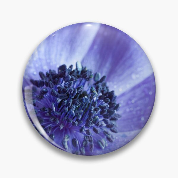 Item preview, Stunning purple Anemone flower macro designed and sold by CyaniRose.