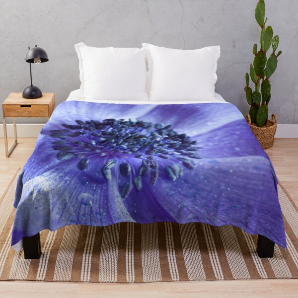 Item preview, Stunning purple Anemone flower macro designed and sold by CyaniRose.