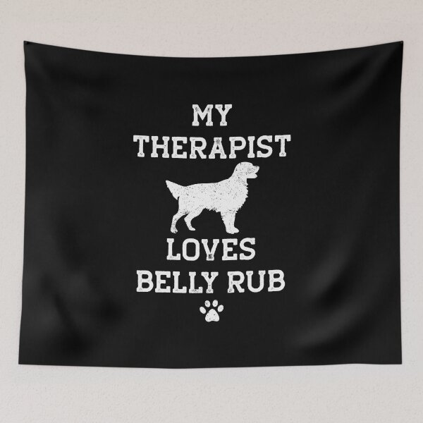 Item preview, My Therapist is My Flat Coated Retriever  designed and sold by rafaeltto.