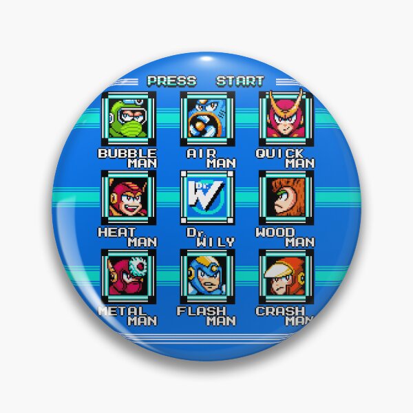 Item preview, Megaman 2 Stage Select Redux designed and sold by Tharkka-tark.