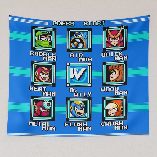 Item preview, Megaman 2 Stage Select Redux designed and sold by Tharkka-tark.