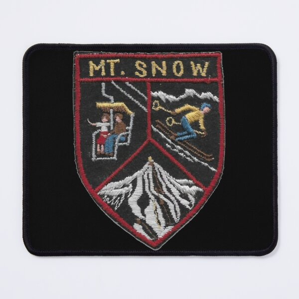 Item preview, Mt Snow Ski Resort From Image Of Vintage Ski Patch Zipped Hoodie designed and sold by donniejeanjr6.