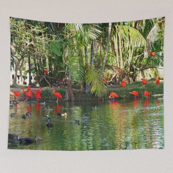 Item preview, Scarlet ibis designed and sold by Follow the Hedgehog.