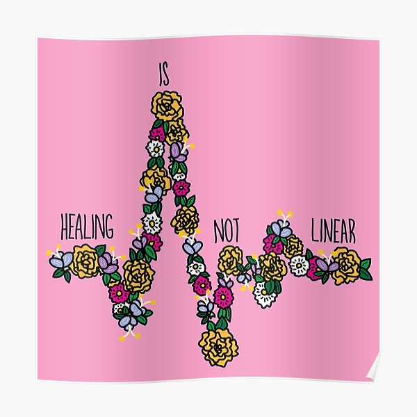 Healing Is Not Linear Poster