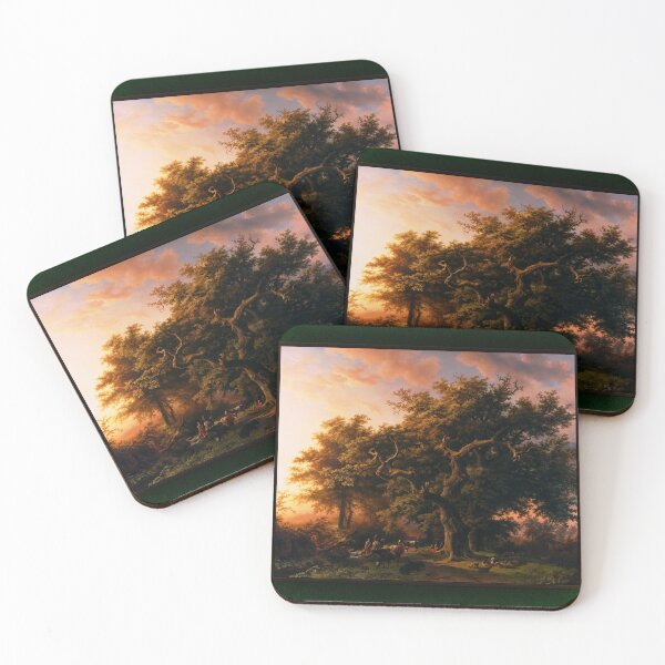 Item preview, Bosgezicht (Forest View) by Barend Cornelis Koekkoek Remastered Xzendor7 Classical Art Old Masters Reproductions designed and sold by Xzendor7 Digital Art Creations.
